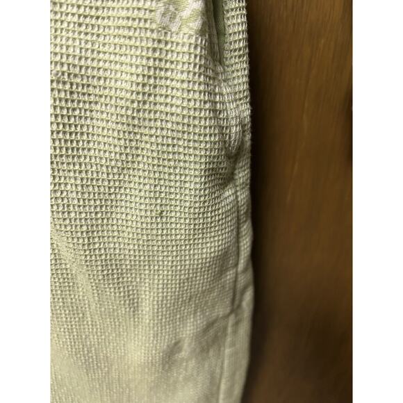 Le Jacquard Francais XS/S? BATHROBE Cotton Waffle Knit SPRING GREEN FRANCE V24 - Picture 15 of 16